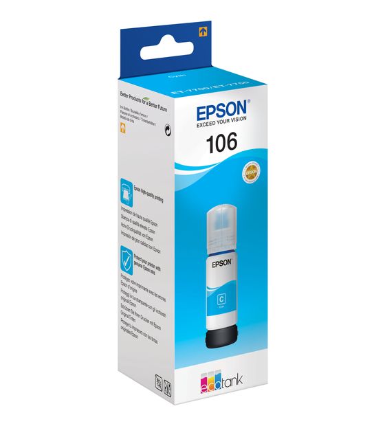 Epson 106 C13T00R240 originale Druckerpatronen Cyan 70 ml f&uuml;r 14,49 Euro