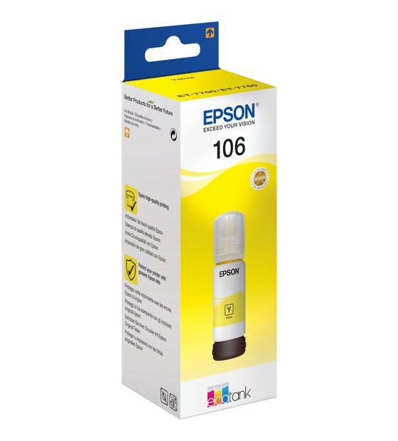 Epson 106 C13T00R440 originale Druckerpatronen Gelb 70 ml f&uuml;r 11,71 Euro
