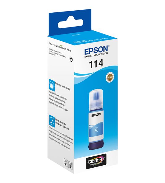 Epson 114 C13T07B240 originale Druckerpatronen Cyan 70 ml f&uuml;r 17,99 Euro