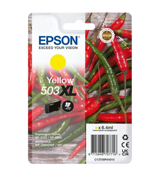 Epson 503XL C13T09R44010 originale Druckerpatronen Gelb 6,4 ml f&uuml;r 26,49 Euro