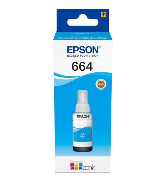 Epson 664 C13T6640 Druckerpatronen Cyan f&uuml;r 10,99 Euro