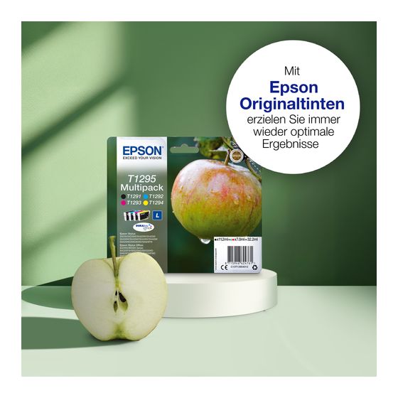 Epson T1295 C13T12954012 originale Druckerpatronen Schwarz, Cyan, Magenta, Gelb 11,2 ml 7 ml f&uuml;r 70,49 Euro