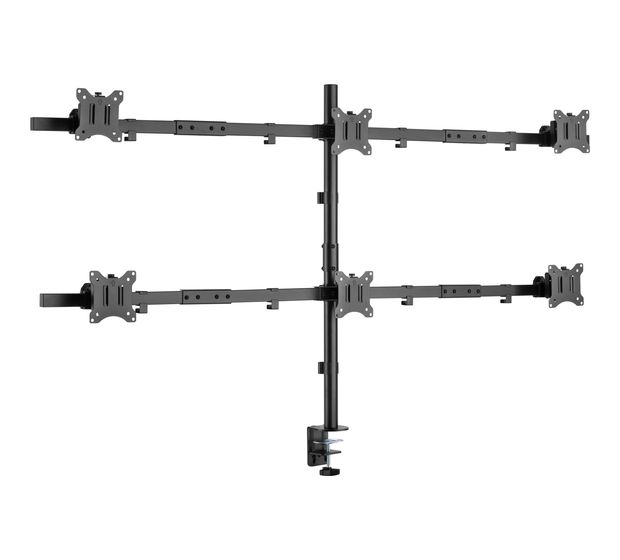 Equip 17"-32" Schwenkbare 6-Monitor-Schreibtischhalterung f&uuml;r 119,99 Euro