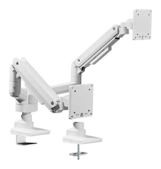 Equip 17"-35" Schwerlast-Doppelmonitor-Schreibtischhalterung, Weiß f&uuml;r 173,99 Euro