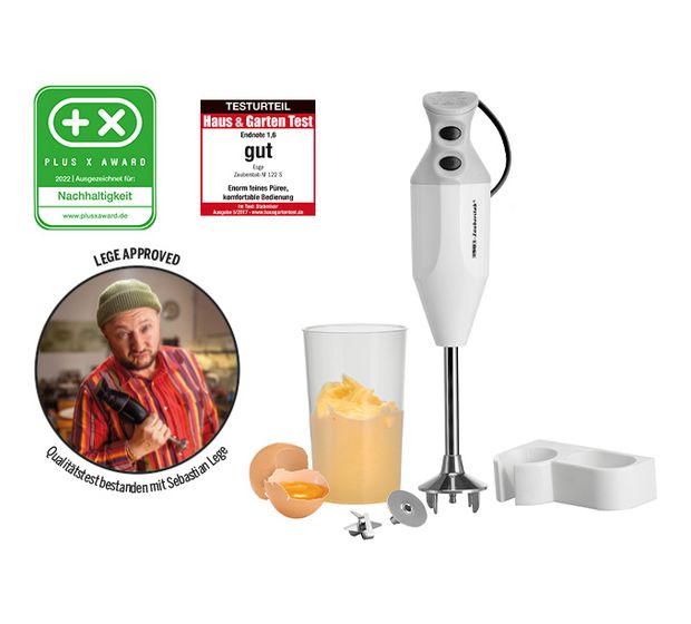 ESGE M122S Zauberstab Stabmixer 140 W 2 Stufen  (Weiß) f&uuml;r 122,99 Euro
