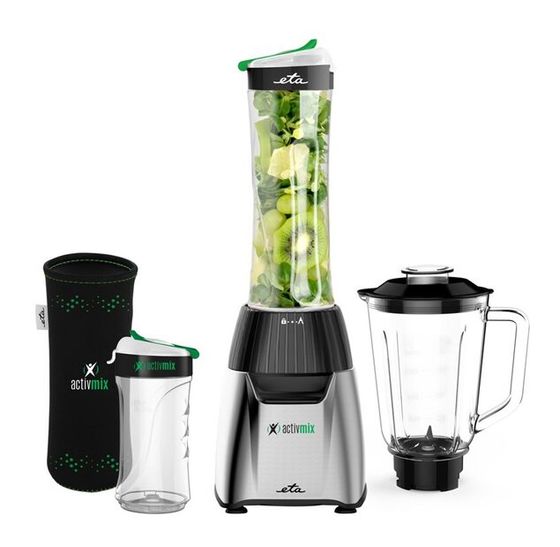 Eta ActivMix Premium 1 l Standmixer 350 W (Schwarz, Edelstahl, Transparent) f&uuml;r 54,99 Euro