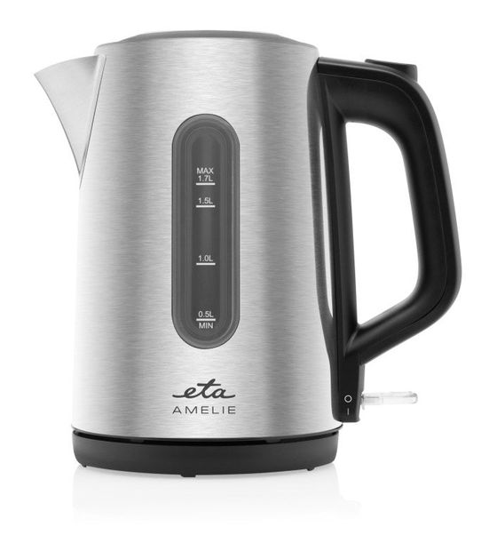 Eta Amelie 1,7 l Wasserkocher 2200 W  (Schwarz, Edelstahl) f&uuml;r 34,99 Euro