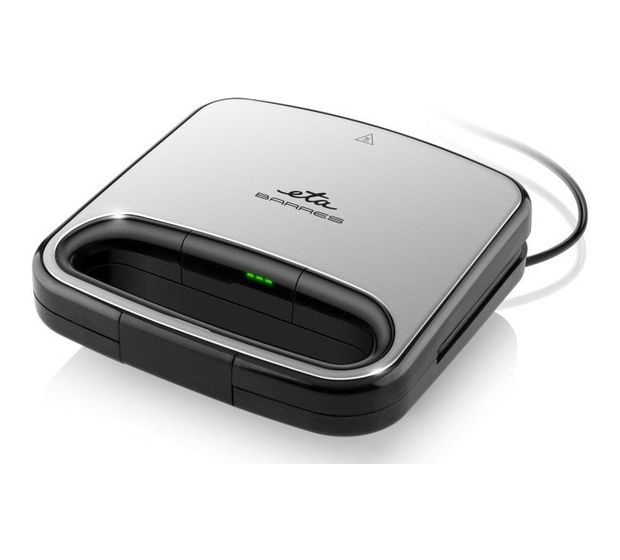Eta Barres Waffeleisen für 2 Waffeln 750 W  (Edelstahl) f&uuml;r 39,99 Euro
