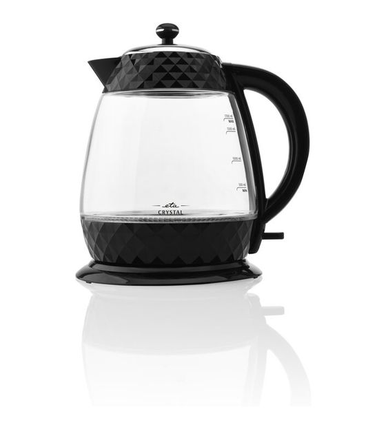 Eta Crystal 1,7 l Wasserkocher 2200 W (Schwarz, Transparent) f&uuml;r 37,99 Euro