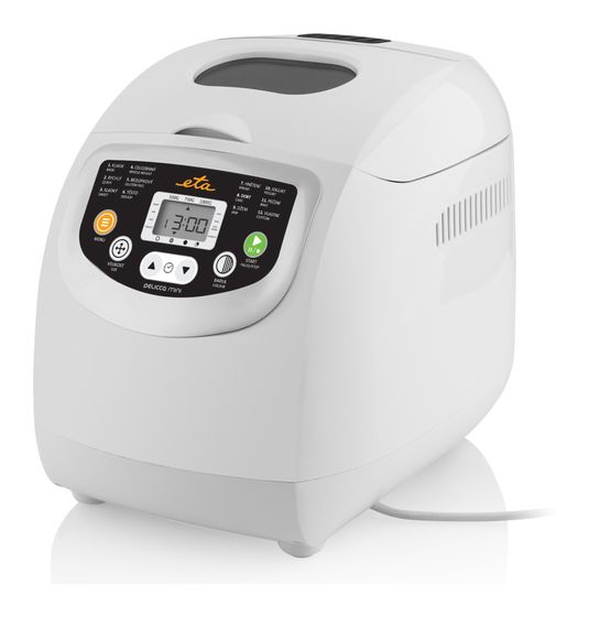 Eta Delicca Mini Brotbackautomat für 1 kg 600 W f&uuml;r 95,99 Euro