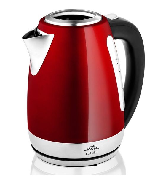 Eta Digi 1,7 l Wasserkocher 2200 W  (Rot) f&uuml;r 37,99 Euro