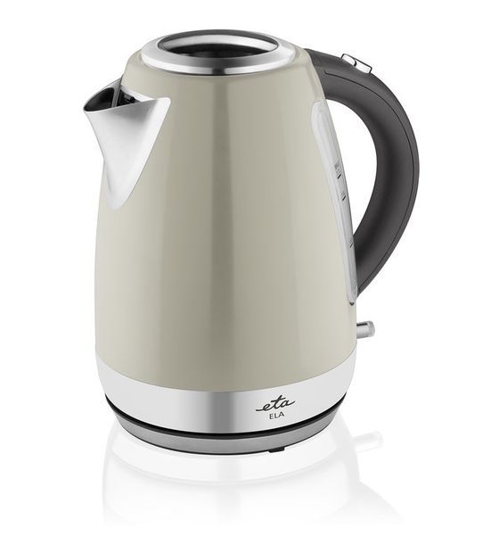 Eta Ela 1,7 l Wasserkocher 2100 W (Beige, Schwarz, Edelstahl) f&uuml;r 33,49 Euro