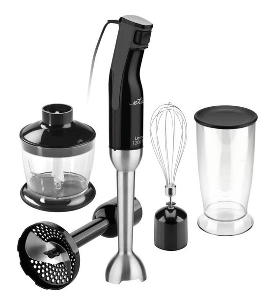 Eta Lento Stabmixer 1200 W 2 Stufen  (Schwarz, Edelstahl) f&uuml;r 100,99 Euro