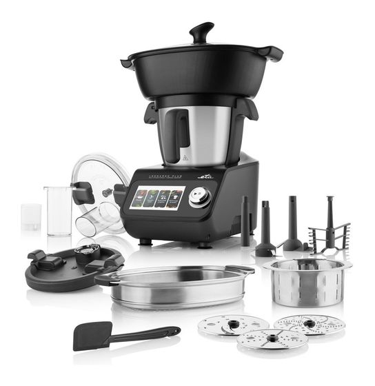 Eta Leonardo Plus 600 W Küchenmaschine 3,5 l mit Waage  (Schwarz, Grau) f&uuml;r 913,00 Euro