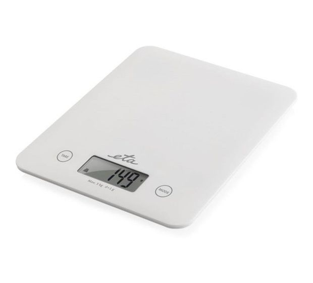 Eta Lori Elektronische Küchenwaage bis 5 kg Genauigkeit 1 g  (Weiß) f&uuml;r 19,99 Euro