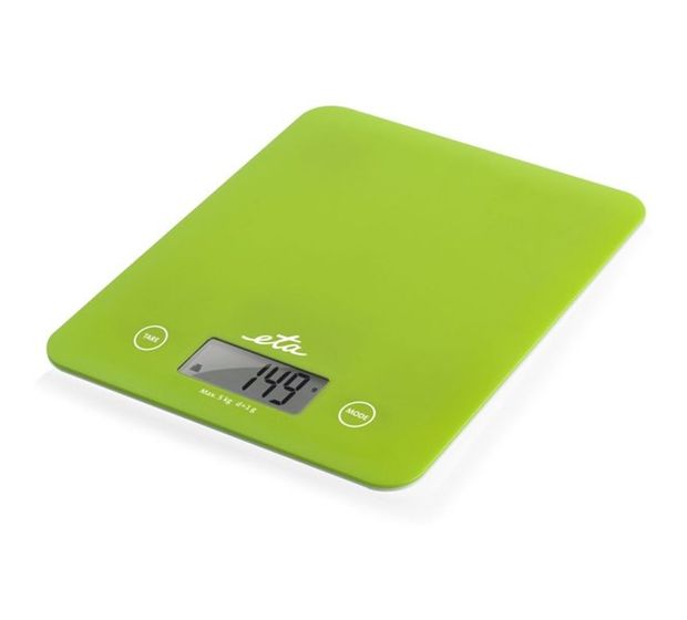 Eta Lori Elektronische Küchenwaage bis 5 kg Genauigkeit 1 g  (Grau, Weiß) f&uuml;r 19,99 Euro
