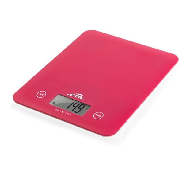 Eta Lori Elektronische Küchenwaage bis 5 kg Genauigkeit 1 g  (Pink) f&uuml;r 19,99 Euro