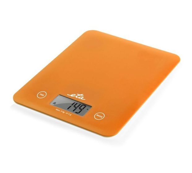 Eta Lori Elektronische Küchenwaage bis 5 kg Genauigkeit 1 g  (Orange) f&uuml;r 19,99 Euro