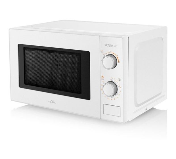 Eta Morelo Freistehende Mikrowelle 700 W Größe: klein 5 Stufen  (Weiß) f&uuml;r 109,99 Euro