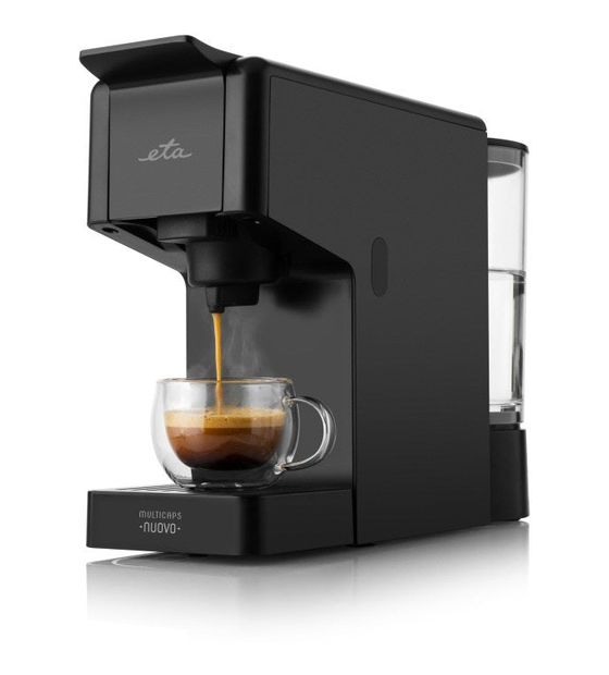 Eta Multicaps Nuovo Gemahlener Kaffee/Kaffeekapsel Maschine  (Schwarz) f&uuml;r 118,99 Euro