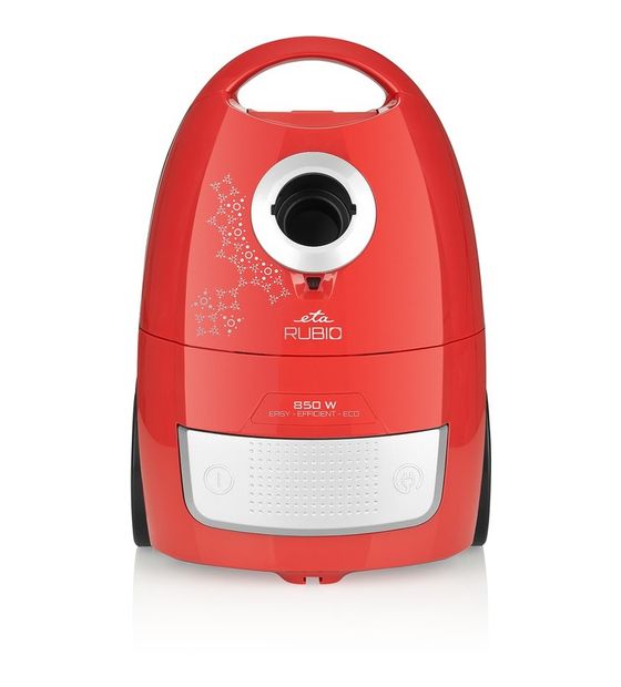 Eta Rubio Bodenstaubsauger mit Staubbeutel 850 W HEPA (Schwarz, Rot, Silber) f&uuml;r 77,49 Euro