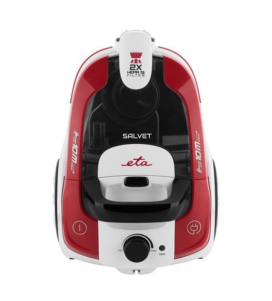 Eta Salvet Bodenstaubsauger Beutellos 700 W HEPA  (Schwarz, Rot, Weiß) f&uuml;r 118,99 Euro