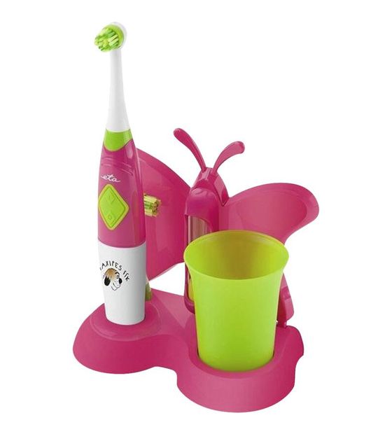 Eta Sonetic Kids Rotierende Zahnbürste für Kinder 4500 Bewegungen pro Minute  (Pink) f&uuml;r 14,99 Euro