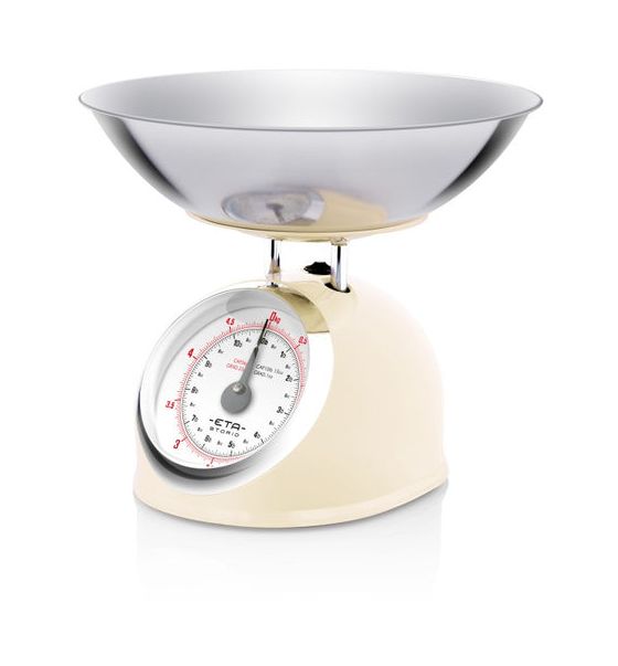Eta Storio Mechanische Küchenwaage bis 5 kg Genauigkeit 25 g  (Beige) f&uuml;r 35,99 Euro