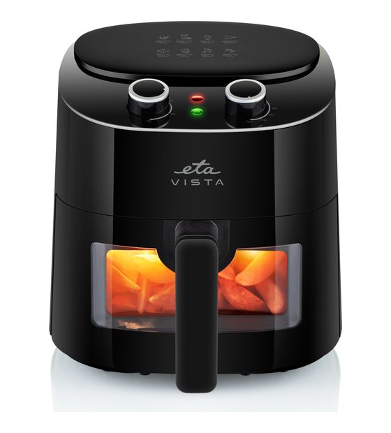 Eta Vista Heißluftfritteuse 4,3 l 1300 W  (Schwarz) f&uuml;r 79,49 Euro