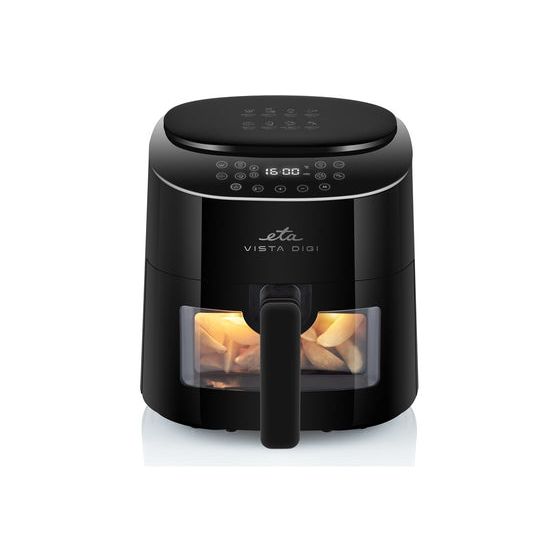 Eta Vista Digi Heißluftfritteuse 4,3 l 1300 W  (Schwarz) f&uuml;r 82,49 Euro