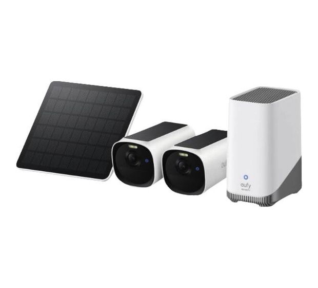 Eufy eufyCam E40 2-Cam Kit (Homebase S380 + Solar Panel)  IP66 Außen Wlan f&uuml;r 379,00 Euro