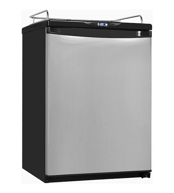Exquisit BK160-HE-300G 163 l Tischkühlschrank EEK: G 173 kWh Jahr  (Schwarz, Edelstahl) f&uuml;r 379,00 Euro