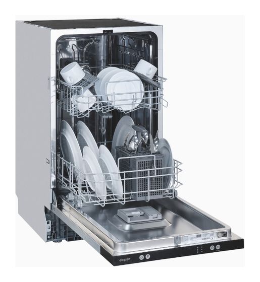 Exquisit EGSP1009-E-450D 45 cm Geschirrspüler vollintegriert (ohne Front) Leise 9 Maßgedecke aquaStop Funktion f&uuml;r 352,00 Euro