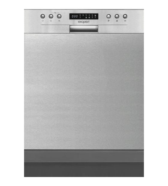 Exquisit EGSP9414-EF-030D 60 cm Geschirrspüler unterbaufähig Leise 14 Maßgedecke aquaStop Funktion f&uuml;r 459,00 Euro