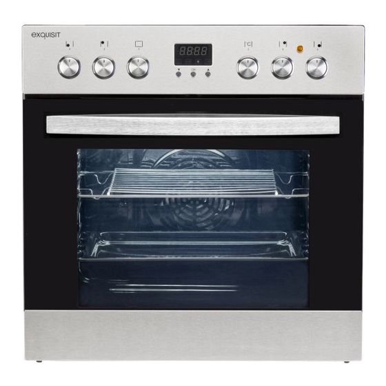 Exquisit EHE185-1 Herdset 58 l mit 60 cm Glaskeramik Kochfeld f&uuml;r 484,00 Euro
