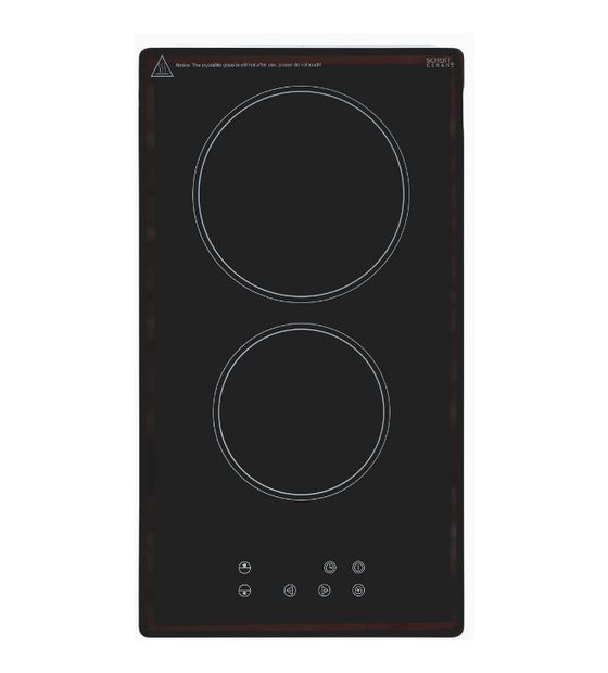 Exquisit EKC301-R-020 autarkes 29 cm Glaskeramik Kochfeld/Herdplatte 2 Zone(n) f&uuml;r 138,99 Euro