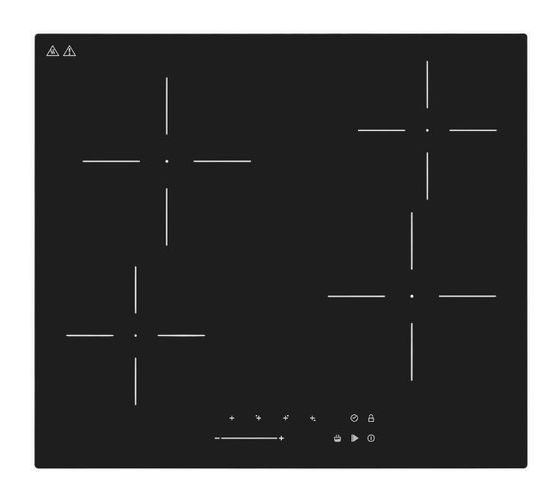 Exquisit EKC600-380 autarkes 59 cm Glaskeramik Kochfeld/Herdplatte 4 Zone(n) f&uuml;r 126,99 Euro