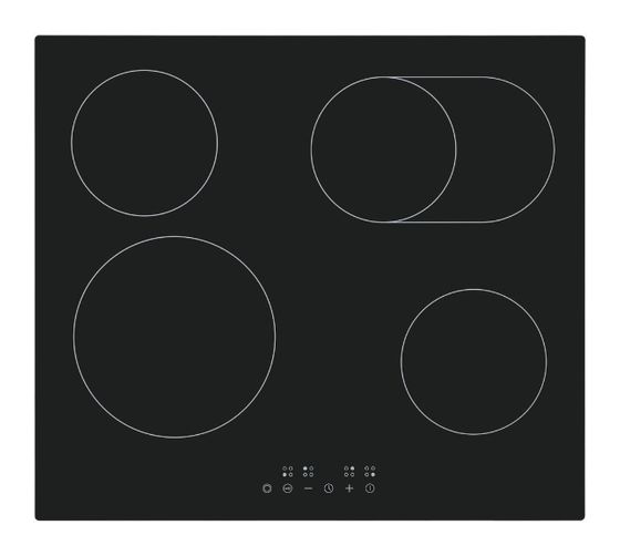 Exquisit EKC601-BZ-490 autarkes 59 cm Induktions Kochfeld/Herdplatte 4 Zone(n) f&uuml;r 139,99 Euro