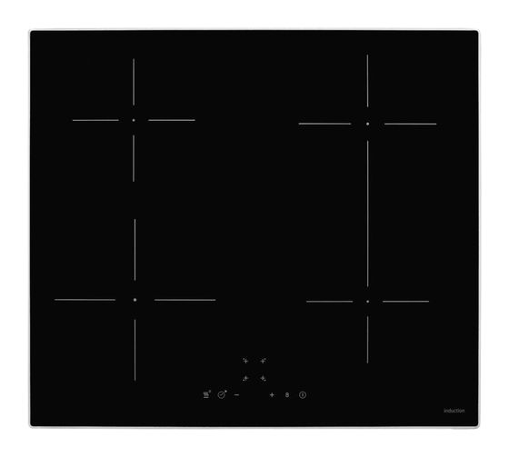 Exquisit EKI600-SF-BR-380 autarkes 59.4 cm Induktions Kochfeld/Herdplatte 4 Zone(n) f&uuml;r 189,99 Euro