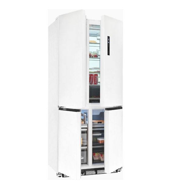 Exquisit EMD470-170-200E Side-by-Side Kühl-/ Gefrierkombination 270 l / 196 l 316 kWh NoFrost 1930 mm x 840 mm  (Weiß) f&uuml;r 978,00 Euro