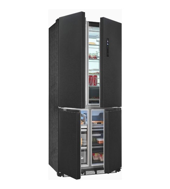 Exquisit EMD470-170-200E Side-by-Side Kühl-/ Gefrierkombination 270 l / 196 l 316 kWh NoFrost 1930 mm x 840 mm  (Edelstahl) f&uuml;r 971,00 Euro