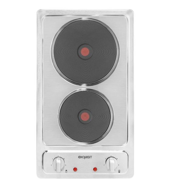 Exquisit EMS301-2 autarkes 29.7 cm Gußkochplatte Kochfeld/Herdplatte 2 Zone(n) f&uuml;r 79,49 Euro