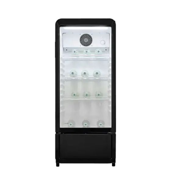 Exquisit GKS180-GT-431D 200 l Kühlschrank freistehend EEK: D 610 kWh Jahr NoFrost  (Schwarz) f&uuml;r 416,00 Euro