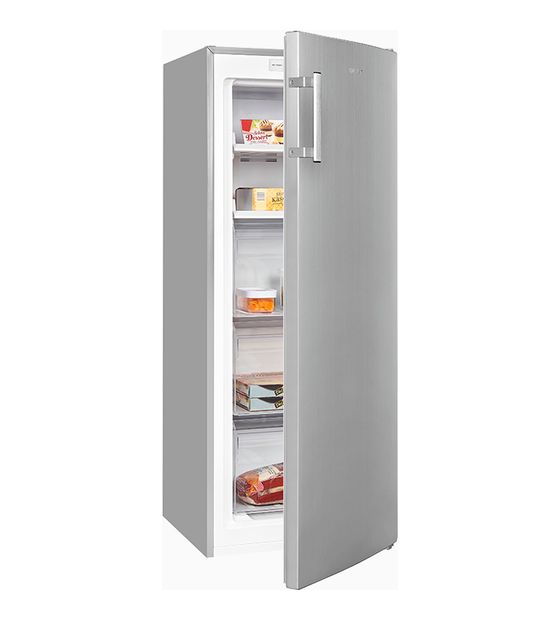Exquisit GS231-NF-H-040C 161 l Gefrierschrank 132 kWh Jahr NoFrost  (Edelstahl) f&uuml;r 515,00 Euro
