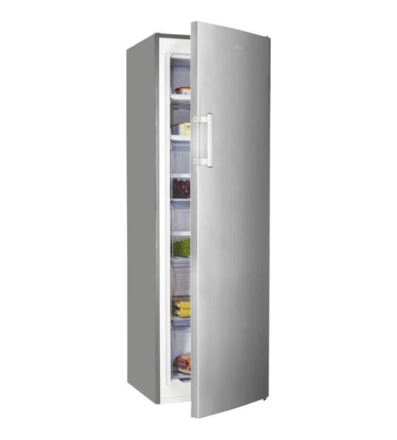 Exquisit GS271-NF-H-040D 204 l Gefrierschrank 176 kWh Jahr NoFrost  (Edelstahl) f&uuml;r 635,00 Euro