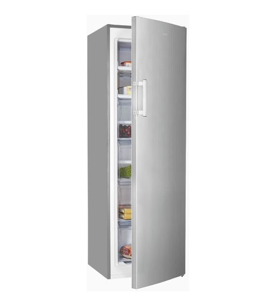 Exquisit GS271-NF-H-040E 204 l Gefrierschrank 222 kWh Jahr NoFrost  (Edelstahl) f&uuml;r 486,00 Euro