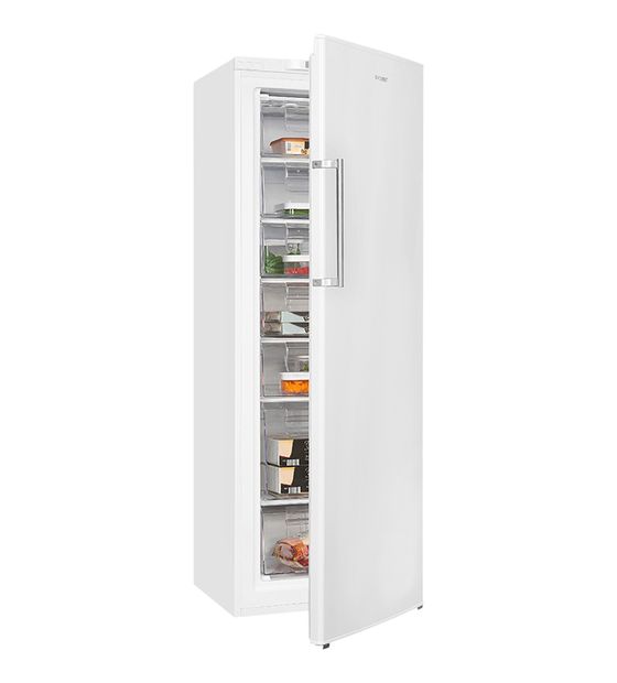 Exquisit GS280-HE-040D 242 l Gefrierschrank 171 kWh Jahr  (Weiß) f&uuml;r 499,00 Euro