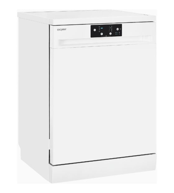 Exquisit GSP9114-451D 60 cm Geschirrspüler freistehend Leise 14 Maßgedecke aquaStop Funktion f&uuml;r 366,00 Euro
