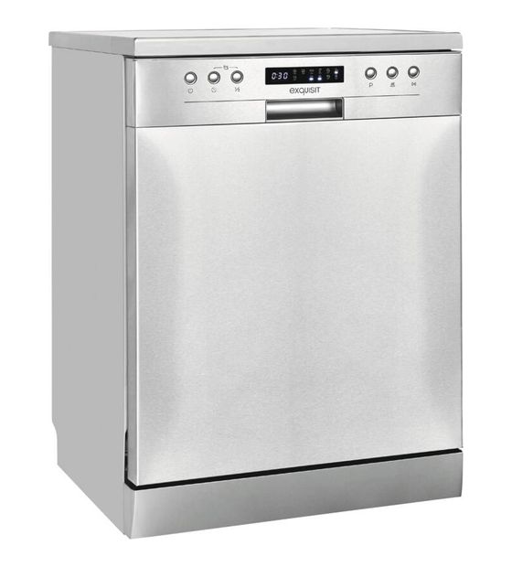 Exquisit GSP9414-030D 60 cm Geschirrspüler freistehend Leise 14 Maßgedecke aquaStop Funktion f&uuml;r 399,00 Euro