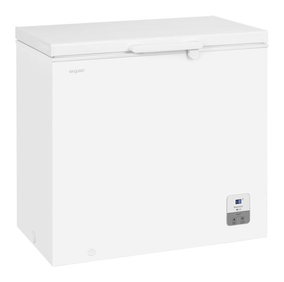 Exquisit GT200-HE-010E Tiefkühltruhe Freistehend 195 kWh Jahr NoFrost f&uuml;r 369,00 Euro